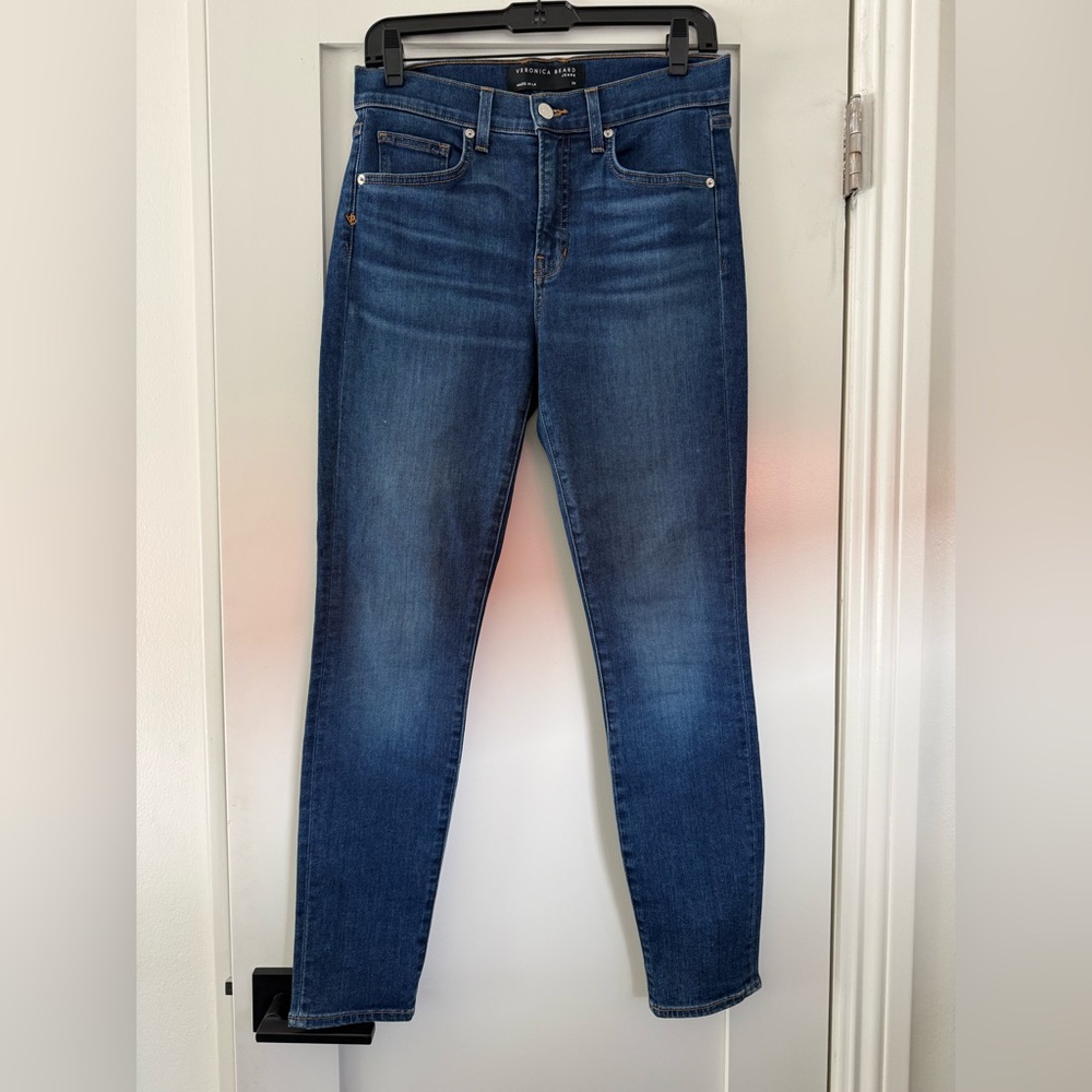 Veronica Beard Dark Blue Skinny Jeans